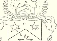 An illustration from The four visitations of Berkshire made and taken by Thomas Benolte, Clarnceuc, anno 1532; by William Harvey, Clarnceux, anno 1566; by Henry Chiting, Chester herald, and John Philipott, Rouge dragon, for William Camden, Clarenceux, anno 1623; and by Elias Ashmole, Windsor herald, for Sir Edward Bysshe, Clarenceux, anno 1665-66 (1907)