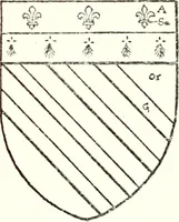 An illustration from The four visitations of Berkshire made and taken by Thomas Benolte, Clarnceuc, anno 1532; by William Harvey, Clarnceux, anno 1566; by Henry Chiting, Chester herald, and John Philipott, Rouge dragon, for William Camden, Clarenceux, anno 1623; and by Elias Ashmole, Windsor herald, for Sir Edward Bysshe, Clarenceux, anno 1665-66 (1907)