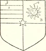 An illustration from The four visitations of Berkshire made and taken by Thomas Benolte, Clarnceuc, anno 1532; by William Harvey, Clarnceux, anno 1566; by Henry Chiting, Chester herald, and John Philipott, Rouge dragon, for William Camden, Clarenceux, anno 1623; and by Elias Ashmole, Windsor herald, for Sir Edward Bysshe, Clarenceux, anno 1665-66 (1907)