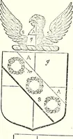 An illustration from The four visitations of Berkshire made and taken by Thomas Benolte, Clarnceuc, anno 1532; by William Harvey, Clarnceux, anno 1566; by Henry Chiting, Chester herald, and John Philipott, Rouge dragon, for William Camden, Clarenceux, anno 1623; and by Elias Ashmole, Windsor herald, for Sir Edward Bysshe, Clarenceux, anno 1665-66 (1907)
