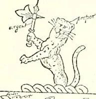 An illustration from The four visitations of Berkshire made and taken by Thomas Benolte, Clarnceuc, anno 1532; by William Harvey, Clarnceux, anno 1566; by Henry Chiting, Chester herald, and John Philipott, Rouge dragon, for William Camden, Clarenceux, anno 1623; and by Elias Ashmole, Windsor herald, for Sir Edward Bysshe, Clarenceux, anno 1665-66 (1907)