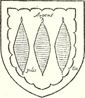 An illustration from The four visitations of Berkshire made and taken by Thomas Benolte, Clarnceuc, anno 1532; by William Harvey, Clarnceux, anno 1566; by Henry Chiting, Chester herald, and John Philipott, Rouge dragon, for William Camden, Clarenceux, anno 1623; and by Elias Ashmole, Windsor herald, for Sir Edward Bysshe, Clarenceux, anno 1665-66 (1907)