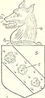 An illustration from The four visitations of Berkshire made and taken by Thomas Benolte, Clarnceuc, anno 1532; by William Harvey, Clarnceux, anno 1566; by Henry Chiting, Chester herald, and John Philipott, Rouge dragon, for William Camden, Clarenceux, anno 1623; and by Elias Ashmole, Windsor herald, for Sir Edward Bysshe, Clarenceux, anno 1665-66 (1907)