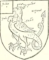 An illustration from The four visitations of Berkshire made and taken by Thomas Benolte, Clarnceuc, anno 1532; by William Harvey, Clarnceux, anno 1566; by Henry Chiting, Chester herald, and John Philipott, Rouge dragon, for William Camden, Clarenceux, anno 1623; and by Elias Ashmole, Windsor herald, for Sir Edward Bysshe, Clarenceux, anno 1665-66 (1907)