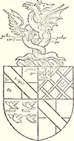 An illustration from The four visitations of Berkshire made and taken by Thomas Benolte, Clarnceuc, anno 1532; by William Harvey, Clarnceux, anno 1566; by Henry Chiting, Chester herald, and John Philipott, Rouge dragon, for William Camden, Clarenceux, anno 1623; and by Elias Ashmole, Windsor herald, for Sir Edward Bysshe, Clarenceux, anno 1665-66 (1907)