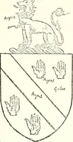 An illustration from The four visitations of Berkshire made and taken by Thomas Benolte, Clarnceuc, anno 1532; by William Harvey, Clarnceux, anno 1566; by Henry Chiting, Chester herald, and John Philipott, Rouge dragon, for William Camden, Clarenceux, anno 1623; and by Elias Ashmole, Windsor herald, for Sir Edward Bysshe, Clarenceux, anno 1665-66 (1907)