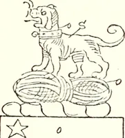 An illustration from The four visitations of Berkshire made and taken by Thomas Benolte, Clarnceuc, anno 1532; by William Harvey, Clarnceux, anno 1566; by Henry Chiting, Chester herald, and John Philipott, Rouge dragon, for William Camden, Clarenceux, anno 1623; and by Elias Ashmole, Windsor herald, for Sir Edward Bysshe, Clarenceux, anno 1665-66 (1907)