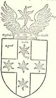 An illustration from The four visitations of Berkshire made and taken by Thomas Benolte, Clarnceuc, anno 1532; by William Harvey, Clarnceux, anno 1566; by Henry Chiting, Chester herald, and John Philipott, Rouge dragon, for William Camden, Clarenceux, anno 1623; and by Elias Ashmole, Windsor herald, for Sir Edward Bysshe, Clarenceux, anno 1665-66 (1907)