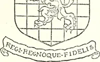 An illustration from The four visitations of Berkshire made and taken by Thomas Benolte, Clarnceuc, anno 1532; by William Harvey, Clarnceux, anno 1566; by Henry Chiting, Chester herald, and John Philipott, Rouge dragon, for William Camden, Clarenceux, anno 1623; and by Elias Ashmole, Windsor herald, for Sir Edward Bysshe, Clarenceux, anno 1665-66 (1907)