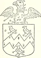 An illustration from The four visitations of Berkshire made and taken by Thomas Benolte, Clarnceuc, anno 1532; by William Harvey, Clarnceux, anno 1566; by Henry Chiting, Chester herald, and John Philipott, Rouge dragon, for William Camden, Clarenceux, anno 1623; and by Elias Ashmole, Windsor herald, for Sir Edward Bysshe, Clarenceux, anno 1665-66 (1907)