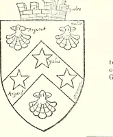 An illustration from The four visitations of Berkshire made and taken by Thomas Benolte, Clarnceuc, anno 1532; by William Harvey, Clarnceux, anno 1566; by Henry Chiting, Chester herald, and John Philipott, Rouge dragon, for William Camden, Clarenceux, anno 1623; and by Elias Ashmole, Windsor herald, for Sir Edward Bysshe, Clarenceux, anno 1665-66 (1907)