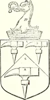 An illustration from The four visitations of Berkshire made and taken by Thomas Benolte, Clarnceuc, anno 1532; by William Harvey, Clarnceux, anno 1566; by Henry Chiting, Chester herald, and John Philipott, Rouge dragon, for William Camden, Clarenceux, anno 1623; and by Elias Ashmole, Windsor herald, for Sir Edward Bysshe, Clarenceux, anno 1665-66 (1907)