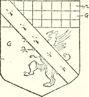 An illustration from The four visitations of Berkshire made and taken by Thomas Benolte, Clarnceuc, anno 1532; by William Harvey, Clarnceux, anno 1566; by Henry Chiting, Chester herald, and John Philipott, Rouge dragon, for William Camden, Clarenceux, anno 1623; and by Elias Ashmole, Windsor herald, for Sir Edward Bysshe, Clarenceux, anno 1665-66 (1907)