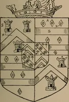 Picture 121 of 430 from The four visitations of Berkshire made and taken by Thomas Benolte, Clarnceuc, anno 1532; by William Harvey, Clarnceux, anno 1566; by Henry Chiting, Chester herald, and John Philipott, Rouge dragon, for William Camden, Clarenceux, anno 1623; and by Elias Ashmole, Windsor herald, for Sir Edward Bysshe, Clarenceux, anno 1665-66 (1907), leaf 109