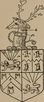 An illustration from The four visitations of Berkshire made and taken by Thomas Benolte, Clarnceuc, anno 1532; by William Harvey, Clarnceux, anno 1566; by Henry Chiting, Chester herald, and John Philipott, Rouge dragon, for William Camden, Clarenceux, anno 1623; and by Elias Ashmole, Windsor herald, for Sir Edward Bysshe, Clarenceux, anno 1665-66 (1907)
