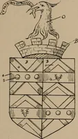 An illustration from The four visitations of Berkshire made and taken by Thomas Benolte, Clarnceuc, anno 1532; by William Harvey, Clarnceux, anno 1566; by Henry Chiting, Chester herald, and John Philipott, Rouge dragon, for William Camden, Clarenceux, anno 1623; and by Elias Ashmole, Windsor herald, for Sir Edward Bysshe, Clarenceux, anno 1665-66 (1907)