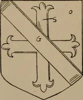 An illustration from The four visitations of Berkshire made and taken by Thomas Benolte, Clarnceuc, anno 1532; by William Harvey, Clarnceux, anno 1566; by Henry Chiting, Chester herald, and John Philipott, Rouge dragon, for William Camden, Clarenceux, anno 1623; and by Elias Ashmole, Windsor herald, for Sir Edward Bysshe, Clarenceux, anno 1665-66 (1907)