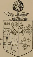 An illustration from The four visitations of Berkshire made and taken by Thomas Benolte, Clarnceuc, anno 1532; by William Harvey, Clarnceux, anno 1566; by Henry Chiting, Chester herald, and John Philipott, Rouge dragon, for William Camden, Clarenceux, anno 1623; and by Elias Ashmole, Windsor herald, for Sir Edward Bysshe, Clarenceux, anno 1665-66 (1907)