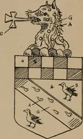 An illustration from The four visitations of Berkshire made and taken by Thomas Benolte, Clarnceuc, anno 1532; by William Harvey, Clarnceux, anno 1566; by Henry Chiting, Chester herald, and John Philipott, Rouge dragon, for William Camden, Clarenceux, anno 1623; and by Elias Ashmole, Windsor herald, for Sir Edward Bysshe, Clarenceux, anno 1665-66 (1907)