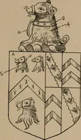 Picture 160 of 430 from The four visitations of Berkshire made and taken by Thomas Benolte, Clarnceuc, anno 1532; by William Harvey, Clarnceux, anno 1566; by Henry Chiting, Chester herald, and John Philipott, Rouge dragon, for William Camden, Clarenceux, anno 1623; and by Elias Ashmole, Windsor herald, for Sir Edward Bysshe, Clarenceux, anno 1665-66 (1907), leaf 165