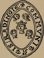 An illustration from The four visitations of Berkshire made and taken by Thomas Benolte, Clarnceuc, anno 1532; by William Harvey, Clarnceux, anno 1566; by Henry Chiting, Chester herald, and John Philipott, Rouge dragon, for William Camden, Clarenceux, anno 1623; and by Elias Ashmole, Windsor herald, for Sir Edward Bysshe, Clarenceux, anno 1665-66 (1907)