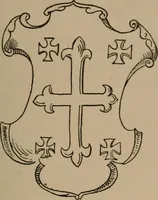 An illustration from The four visitations of Berkshire made and taken by Thomas Benolte, Clarnceuc, anno 1532; by William Harvey, Clarnceux, anno 1566; by Henry Chiting, Chester herald, and John Philipott, Rouge dragon, for William Camden, Clarenceux, anno 1623; and by Elias Ashmole, Windsor herald, for Sir Edward Bysshe, Clarenceux, anno 1665-66 (1907)