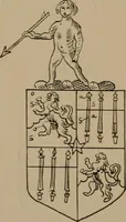 An illustration from The four visitations of Berkshire made and taken by Thomas Benolte, Clarnceuc, anno 1532; by William Harvey, Clarnceux, anno 1566; by Henry Chiting, Chester herald, and John Philipott, Rouge dragon, for William Camden, Clarenceux, anno 1623; and by Elias Ashmole, Windsor herald, for Sir Edward Bysshe, Clarenceux, anno 1665-66 (1907)