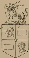 Picture 189 of 430 from The four visitations of Berkshire made and taken by Thomas Benolte, Clarnceuc, anno 1532; by William Harvey, Clarnceux, anno 1566; by Henry Chiting, Chester herald, and John Philipott, Rouge dragon, for William Camden, Clarenceux, anno 1623; and by Elias Ashmole, Windsor herald, for Sir Edward Bysshe, Clarenceux, anno 1665-66 (1907), leaf 199