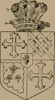 An illustration from The four visitations of Berkshire made and taken by Thomas Benolte, Clarnceuc, anno 1532; by William Harvey, Clarnceux, anno 1566; by Henry Chiting, Chester herald, and John Philipott, Rouge dragon, for William Camden, Clarenceux, anno 1623; and by Elias Ashmole, Windsor herald, for Sir Edward Bysshe, Clarenceux, anno 1665-66 (1907)