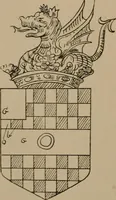 An illustration from The four visitations of Berkshire made and taken by Thomas Benolte, Clarnceuc, anno 1532; by William Harvey, Clarnceux, anno 1566; by Henry Chiting, Chester herald, and John Philipott, Rouge dragon, for William Camden, Clarenceux, anno 1623; and by Elias Ashmole, Windsor herald, for Sir Edward Bysshe, Clarenceux, anno 1665-66 (1907)