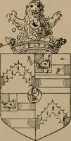 An illustration from The four visitations of Berkshire made and taken by Thomas Benolte, Clarnceuc, anno 1532; by William Harvey, Clarnceux, anno 1566; by Henry Chiting, Chester herald, and John Philipott, Rouge dragon, for William Camden, Clarenceux, anno 1623; and by Elias Ashmole, Windsor herald, for Sir Edward Bysshe, Clarenceux, anno 1665-66 (1907)