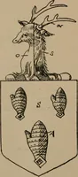 An illustration from The four visitations of Berkshire made and taken by Thomas Benolte, Clarnceuc, anno 1532; by William Harvey, Clarnceux, anno 1566; by Henry Chiting, Chester herald, and John Philipott, Rouge dragon, for William Camden, Clarenceux, anno 1623; and by Elias Ashmole, Windsor herald, for Sir Edward Bysshe, Clarenceux, anno 1665-66 (1907)