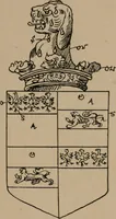 Picture 221 of 430 from The four visitations of Berkshire made and taken by Thomas Benolte, Clarnceuc, anno 1532; by William Harvey, Clarnceux, anno 1566; by Henry Chiting, Chester herald, and John Philipott, Rouge dragon, for William Camden, Clarenceux, anno 1623; and by Elias Ashmole, Windsor herald, for Sir Edward Bysshe, Clarenceux, anno 1665-66 (1907), leaf 241