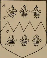 An illustration from The four visitations of Berkshire made and taken by Thomas Benolte, Clarnceuc, anno 1532; by William Harvey, Clarnceux, anno 1566; by Henry Chiting, Chester herald, and John Philipott, Rouge dragon, for William Camden, Clarenceux, anno 1623; and by Elias Ashmole, Windsor herald, for Sir Edward Bysshe, Clarenceux, anno 1665-66 (1907)