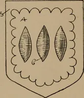An illustration from The four visitations of Berkshire made and taken by Thomas Benolte, Clarnceuc, anno 1532; by William Harvey, Clarnceux, anno 1566; by Henry Chiting, Chester herald, and John Philipott, Rouge dragon, for William Camden, Clarenceux, anno 1623; and by Elias Ashmole, Windsor herald, for Sir Edward Bysshe, Clarenceux, anno 1665-66 (1907)