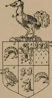 An illustration from The four visitations of Berkshire made and taken by Thomas Benolte, Clarnceuc, anno 1532; by William Harvey, Clarnceux, anno 1566; by Henry Chiting, Chester herald, and John Philipott, Rouge dragon, for William Camden, Clarenceux, anno 1623; and by Elias Ashmole, Windsor herald, for Sir Edward Bysshe, Clarenceux, anno 1665-66 (1907)