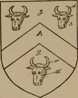 An illustration from The four visitations of Berkshire made and taken by Thomas Benolte, Clarnceuc, anno 1532; by William Harvey, Clarnceux, anno 1566; by Henry Chiting, Chester herald, and John Philipott, Rouge dragon, for William Camden, Clarenceux, anno 1623; and by Elias Ashmole, Windsor herald, for Sir Edward Bysshe, Clarenceux, anno 1665-66 (1907)