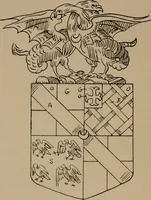 An illustration from The four visitations of Berkshire made and taken by Thomas Benolte, Clarnceuc, anno 1532; by William Harvey, Clarnceux, anno 1566; by Henry Chiting, Chester herald, and John Philipott, Rouge dragon, for William Camden, Clarenceux, anno 1623; and by Elias Ashmole, Windsor herald, for Sir Edward Bysshe, Clarenceux, anno 1665-66 (1907)