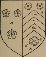 An illustration from The four visitations of Berkshire made and taken by Thomas Benolte, Clarnceuc, anno 1532; by William Harvey, Clarnceux, anno 1566; by Henry Chiting, Chester herald, and John Philipott, Rouge dragon, for William Camden, Clarenceux, anno 1623; and by Elias Ashmole, Windsor herald, for Sir Edward Bysshe, Clarenceux, anno 1665-66 (1907)