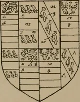 Picture 14 of 430 from The four visitations of Berkshire made and taken by Thomas Benolte, Clarnceuc, anno 1532; by William Harvey, Clarnceux, anno 1566; by Henry Chiting, Chester herald, and John Philipott, Rouge dragon, for William Camden, Clarenceux, anno 1623; and by Elias Ashmole, Windsor herald, for Sir Edward Bysshe, Clarenceux, anno 1665-66 (1907), leaf 28