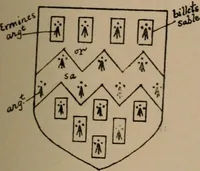 Picture 247 of 430 from The four visitations of Berkshire made and taken by Thomas Benolte, Clarnceuc, anno 1532; by William Harvey, Clarnceux, anno 1566; by Henry Chiting, Chester herald, and John Philipott, Rouge dragon, for William Camden, Clarenceux, anno 1623; and by Elias Ashmole, Windsor herald, for Sir Edward Bysshe, Clarenceux, anno 1665-66 (1907), leaf 281