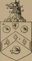 Picture 252 of 430 from The four visitations of Berkshire made and taken by Thomas Benolte, Clarnceuc, anno 1532; by William Harvey, Clarnceux, anno 1566; by Henry Chiting, Chester herald, and John Philipott, Rouge dragon, for William Camden, Clarenceux, anno 1623; and by Elias Ashmole, Windsor herald, for Sir Edward Bysshe, Clarenceux, anno 1665-66 (1907), leaf 288
