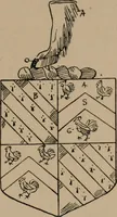 An illustration from The four visitations of Berkshire made and taken by Thomas Benolte, Clarnceuc, anno 1532; by William Harvey, Clarnceux, anno 1566; by Henry Chiting, Chester herald, and John Philipott, Rouge dragon, for William Camden, Clarenceux, anno 1623; and by Elias Ashmole, Windsor herald, for Sir Edward Bysshe, Clarenceux, anno 1665-66 (1907)