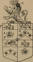 An illustration from The four visitations of Berkshire made and taken by Thomas Benolte, Clarnceuc, anno 1532; by William Harvey, Clarnceux, anno 1566; by Henry Chiting, Chester herald, and John Philipott, Rouge dragon, for William Camden, Clarenceux, anno 1623; and by Elias Ashmole, Windsor herald, for Sir Edward Bysshe, Clarenceux, anno 1665-66 (1907)