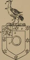 An illustration from The four visitations of Berkshire made and taken by Thomas Benolte, Clarnceuc, anno 1532; by William Harvey, Clarnceux, anno 1566; by Henry Chiting, Chester herald, and John Philipott, Rouge dragon, for William Camden, Clarenceux, anno 1623; and by Elias Ashmole, Windsor herald, for Sir Edward Bysshe, Clarenceux, anno 1665-66 (1907)