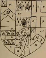 Picture 24 of 430 from The four visitations of Berkshire made and taken by Thomas Benolte, Clarnceuc, anno 1532; by William Harvey, Clarnceux, anno 1566; by Henry Chiting, Chester herald, and John Philipott, Rouge dragon, for William Camden, Clarenceux, anno 1623; and by Elias Ashmole, Windsor herald, for Sir Edward Bysshe, Clarenceux, anno 1665-66 (1907), leaf 33