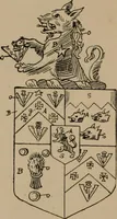 Picture 280 of 430 from The four visitations of Berkshire made and taken by Thomas Benolte, Clarnceuc, anno 1532; by William Harvey, Clarnceux, anno 1566; by Henry Chiting, Chester herald, and John Philipott, Rouge dragon, for William Camden, Clarenceux, anno 1623; and by Elias Ashmole, Windsor herald, for Sir Edward Bysshe, Clarenceux, anno 1665-66 (1907), leaf 330