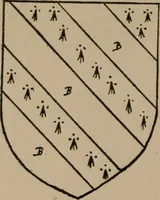 An illustration from The four visitations of Berkshire made and taken by Thomas Benolte, Clarnceuc, anno 1532; by William Harvey, Clarnceux, anno 1566; by Henry Chiting, Chester herald, and John Philipott, Rouge dragon, for William Camden, Clarenceux, anno 1623; and by Elias Ashmole, Windsor herald, for Sir Edward Bysshe, Clarenceux, anno 1665-66 (1907)