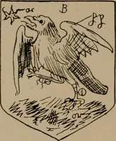 An illustration from The four visitations of Berkshire made and taken by Thomas Benolte, Clarnceuc, anno 1532; by William Harvey, Clarnceux, anno 1566; by Henry Chiting, Chester herald, and John Philipott, Rouge dragon, for William Camden, Clarenceux, anno 1623; and by Elias Ashmole, Windsor herald, for Sir Edward Bysshe, Clarenceux, anno 1665-66 (1907)
