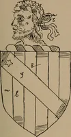 An illustration from The four visitations of Berkshire made and taken by Thomas Benolte, Clarnceuc, anno 1532; by William Harvey, Clarnceux, anno 1566; by Henry Chiting, Chester herald, and John Philipott, Rouge dragon, for William Camden, Clarenceux, anno 1623; and by Elias Ashmole, Windsor herald, for Sir Edward Bysshe, Clarenceux, anno 1665-66 (1907)
